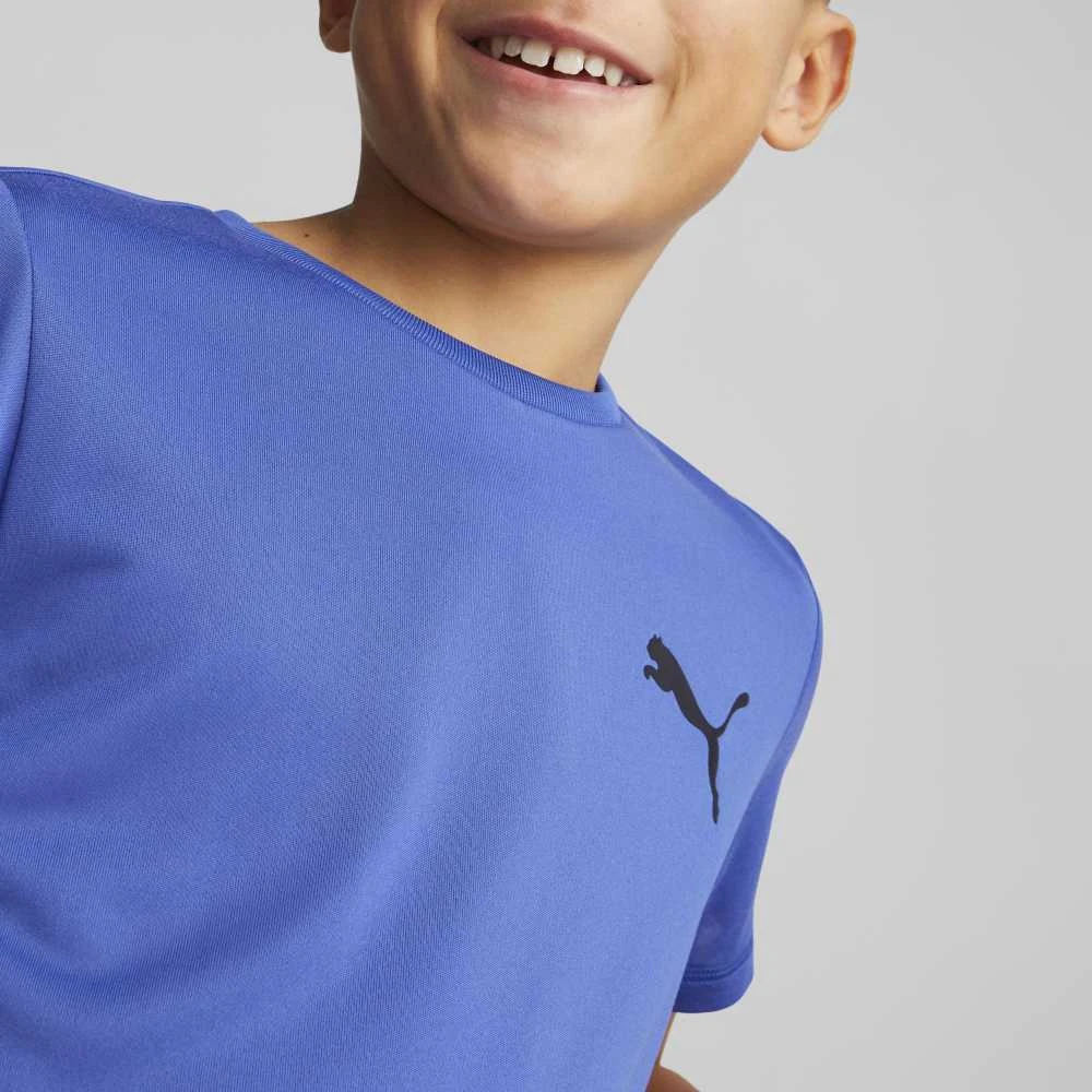 Puma Marškinėliai Paaugliams Active Small Logo Mėlyna 586980 92