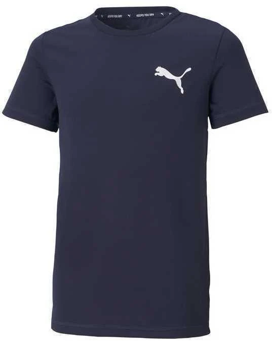 Puma Marškinėliai Paaugliams Active Small Logo Navy 586980 06