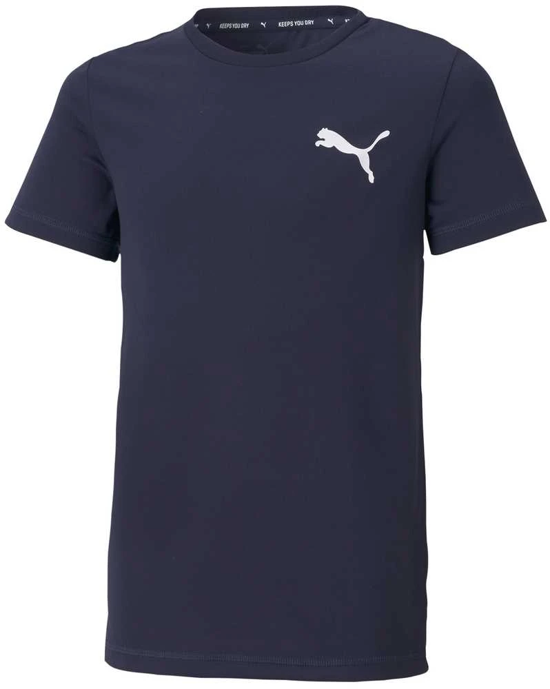 Puma Marškinėliai Paaugliams Active Small Logo Navy 586980 06
