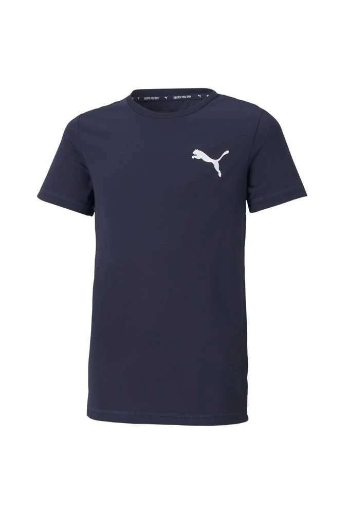 Puma Marškinėliai Paaugliams Active Small Logo Navy 586980 06
