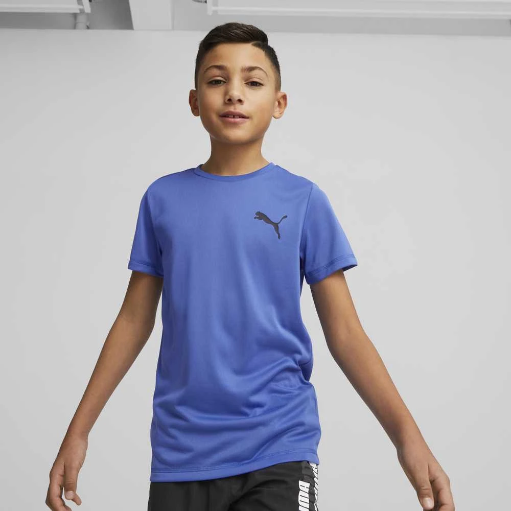 Puma Marškinėliai Paaugliams Active Small Logo Mėlyna 586980 92