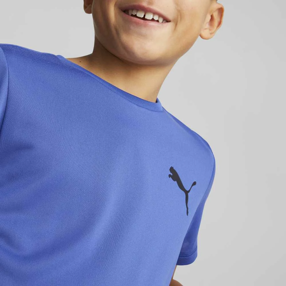 Puma Marškinėliai Paaugliams Active Small Logo Mėlyna 586980 92