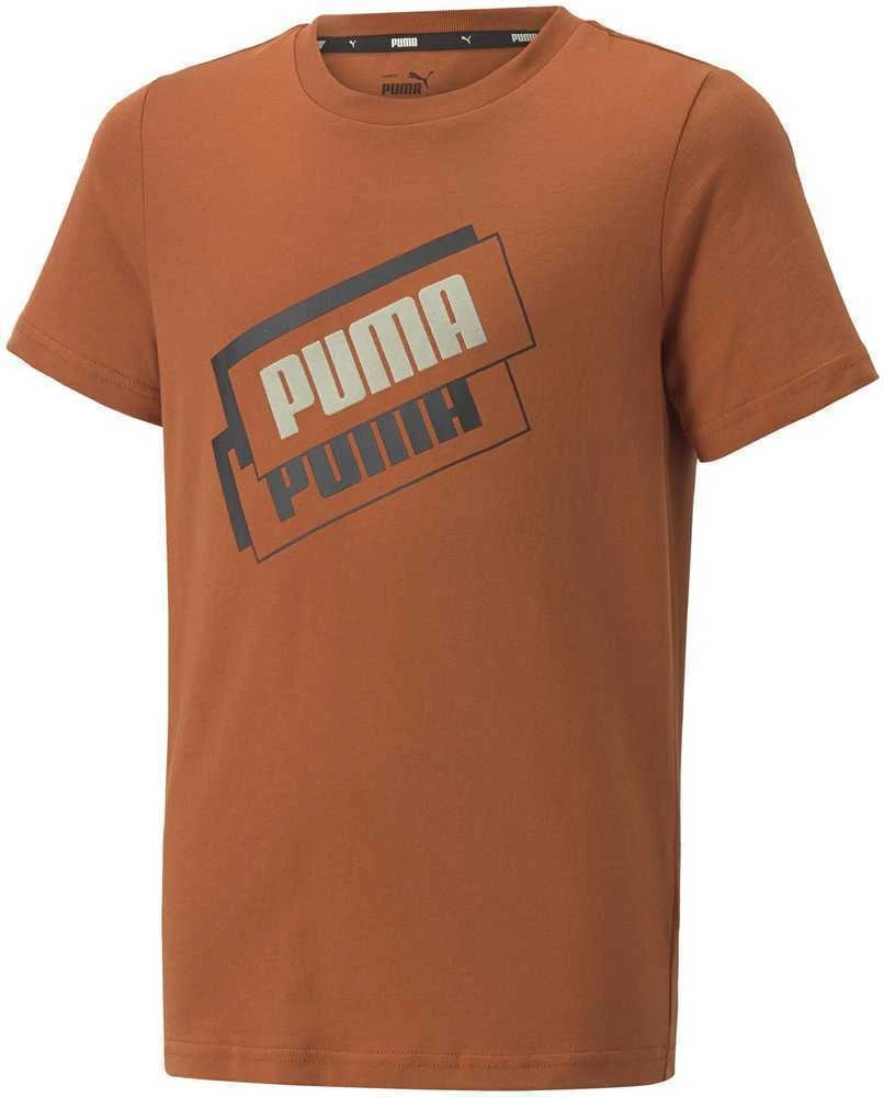 Puma Marškinėliai Paaugliams Alpha Holiday Tee Oranžinis 670109 64