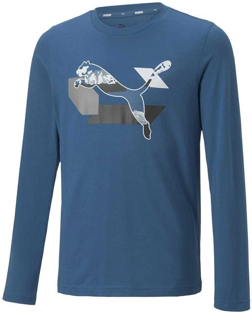 Puma Marškinėliai Paaugliams Alpha Longsleeve Tee Mėlyna 670103 17