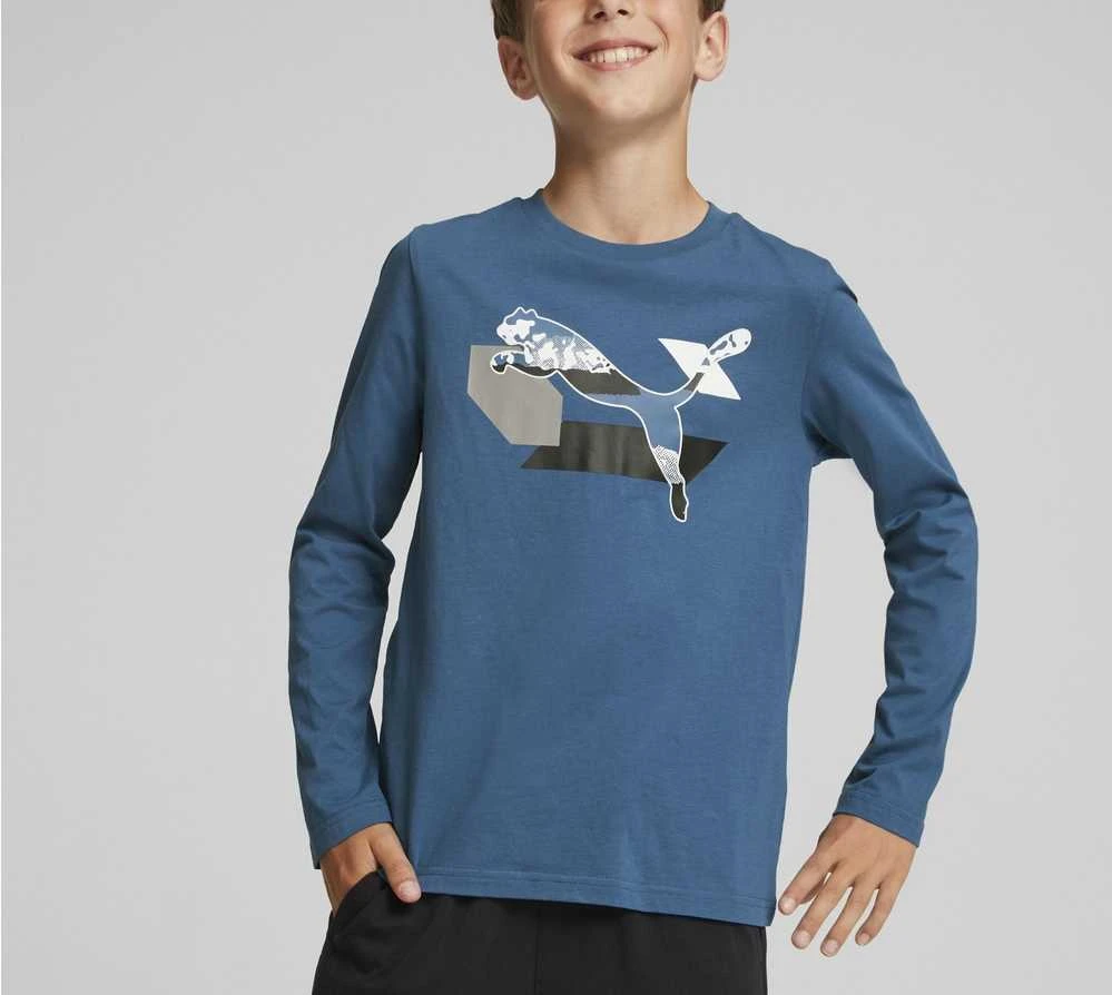 Puma Marškinėliai Paaugliams Alpha Longsleeve Tee Mėlyna 670103 17