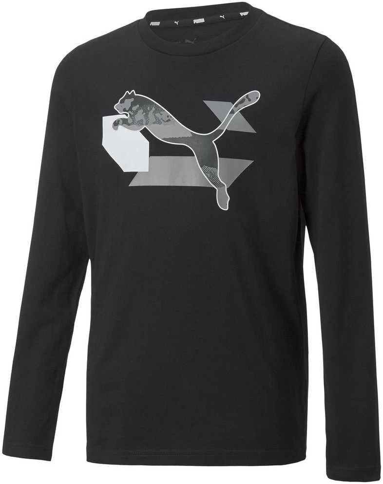 Puma Marškinėliai Paaugliams Alpha Longsleeve Tee Juodas 670103 01