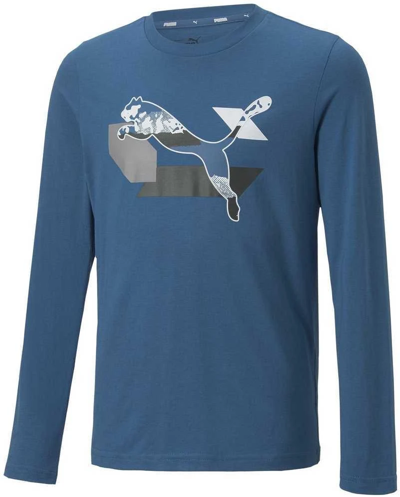 Puma Marškinėliai Paaugliams Alpha Longsleeve Tee Mėlyna 670103 17
