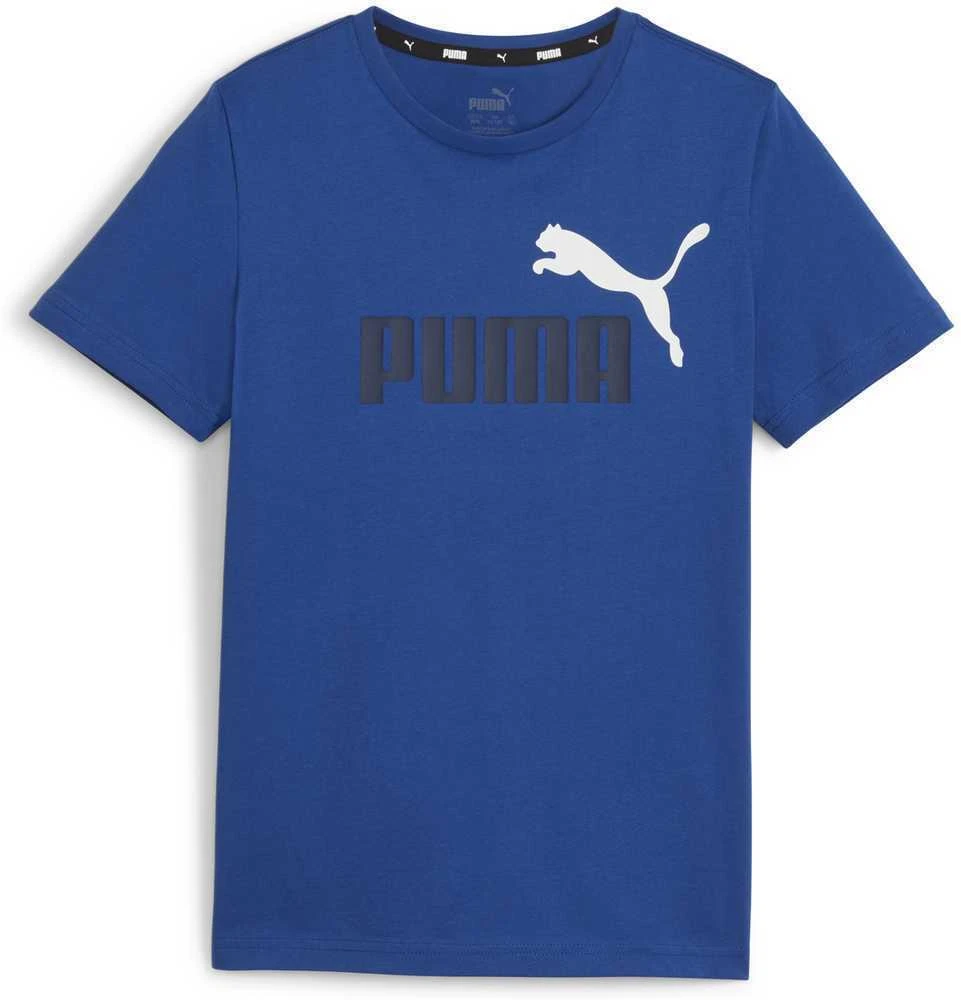 Puma Marškinėliai Paaugliams Ess+ 2 Col Logo Tee Mėlyna 586985 21