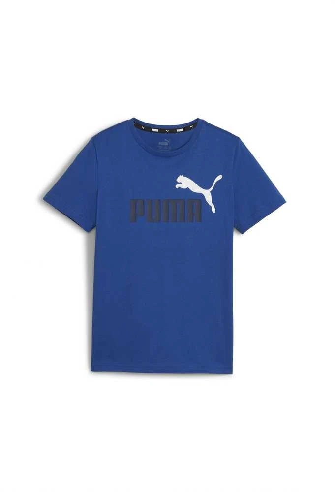 Puma Marškinėliai Paaugliams Ess+ 2 Col Logo Tee Mėlyna 586985 21