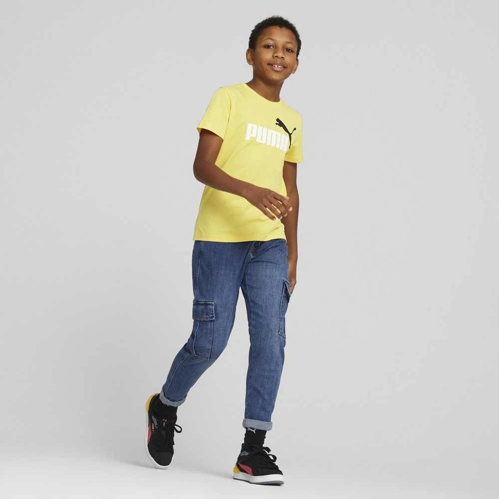 Puma Marškinėliai Paaugliams Ess+ 2 Col Logo Tee Geltona 586985 45