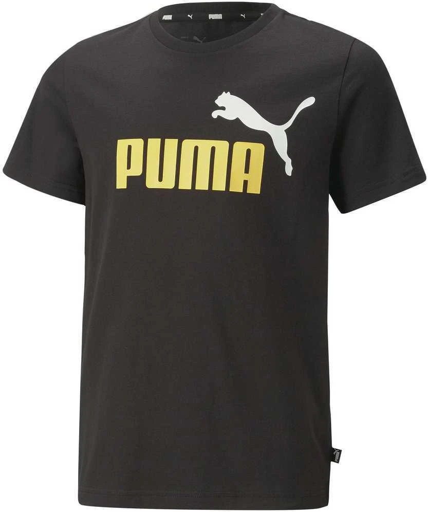 Puma Marškinėliai Paaugliams Ess+ 2 Col Logo Tee Juodas 586985 91