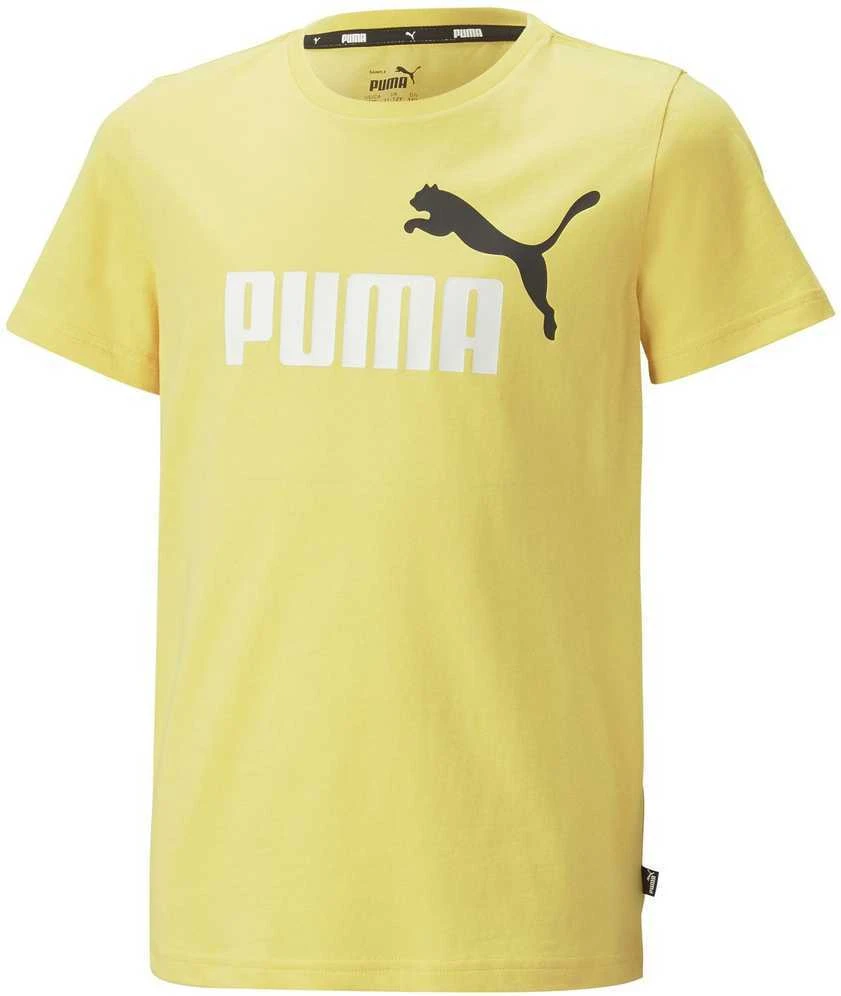 Puma Marškinėliai Paaugliams Ess+ 2 Col Logo Tee Geltona 586985 45