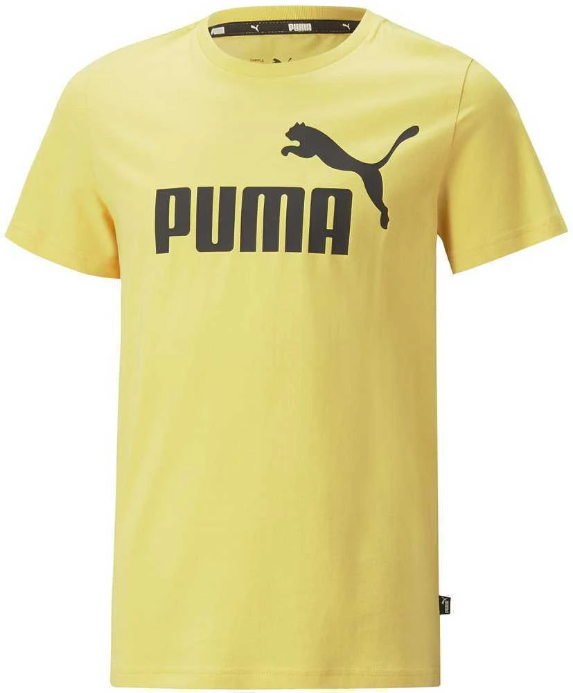 Puma Marškinėliai Paaugliams Ess Logo Tee Geltona 586960 43