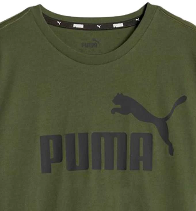 Puma Marškinėliai Paaugliams Ess Logo Tee Khaki 586960 31