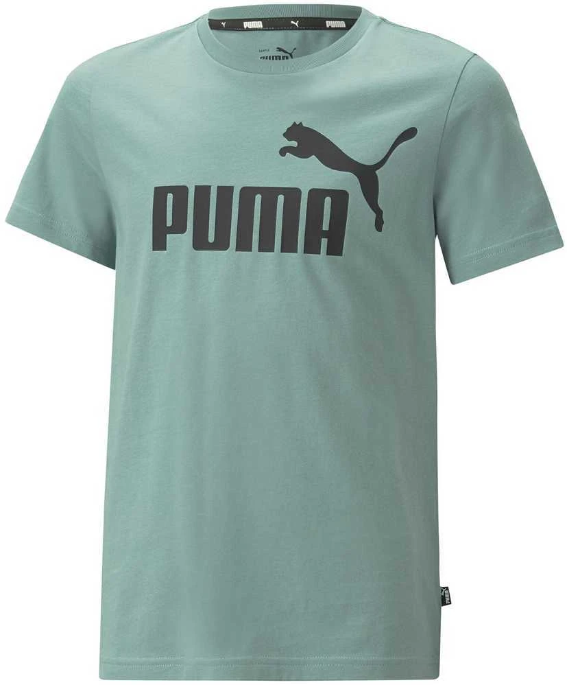 Puma Marškinėliai Paaugliams Ess Logo Tee Žalias 586960 84