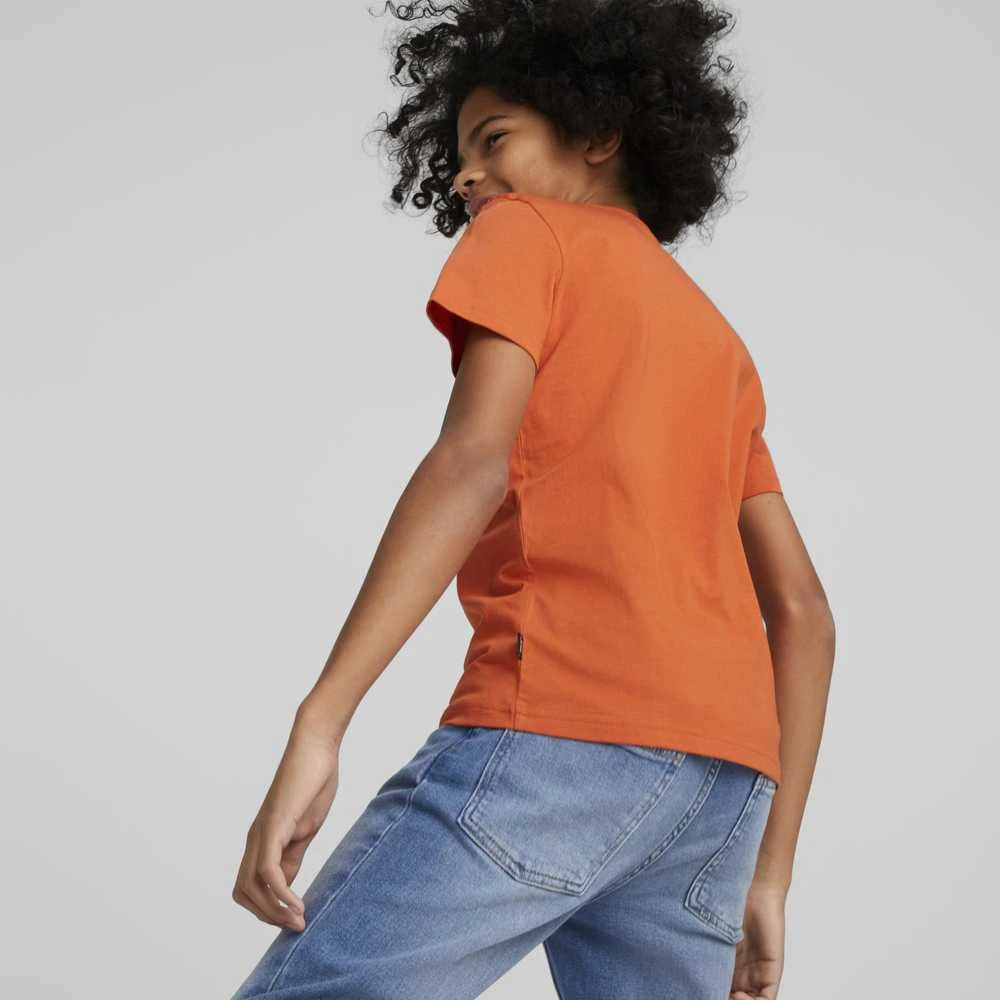 Puma Marškinėliai Paaugliams Ess Logo Tee Oranžinis 586960 94