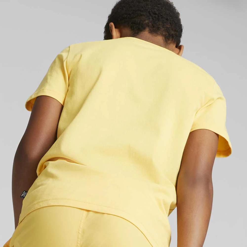 Puma Marškinėliai Paaugliams Ess Logo Tee Geltona 586960 43