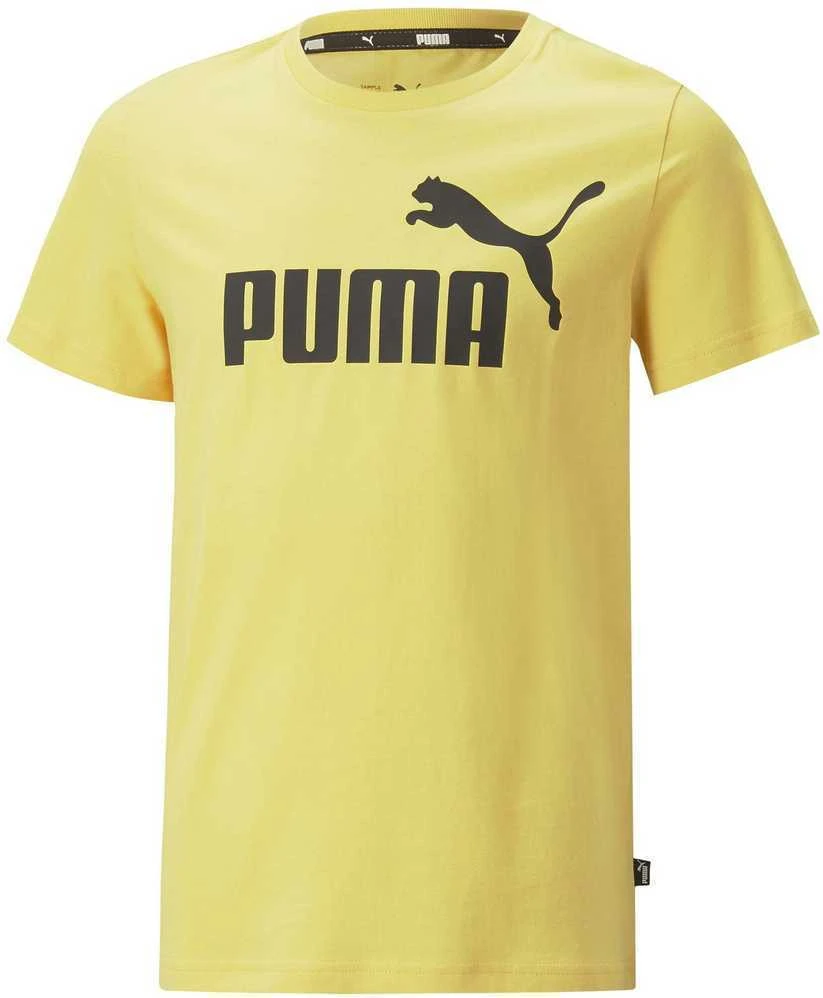 Puma Marškinėliai Paaugliams Ess Logo Tee Geltona 586960 43