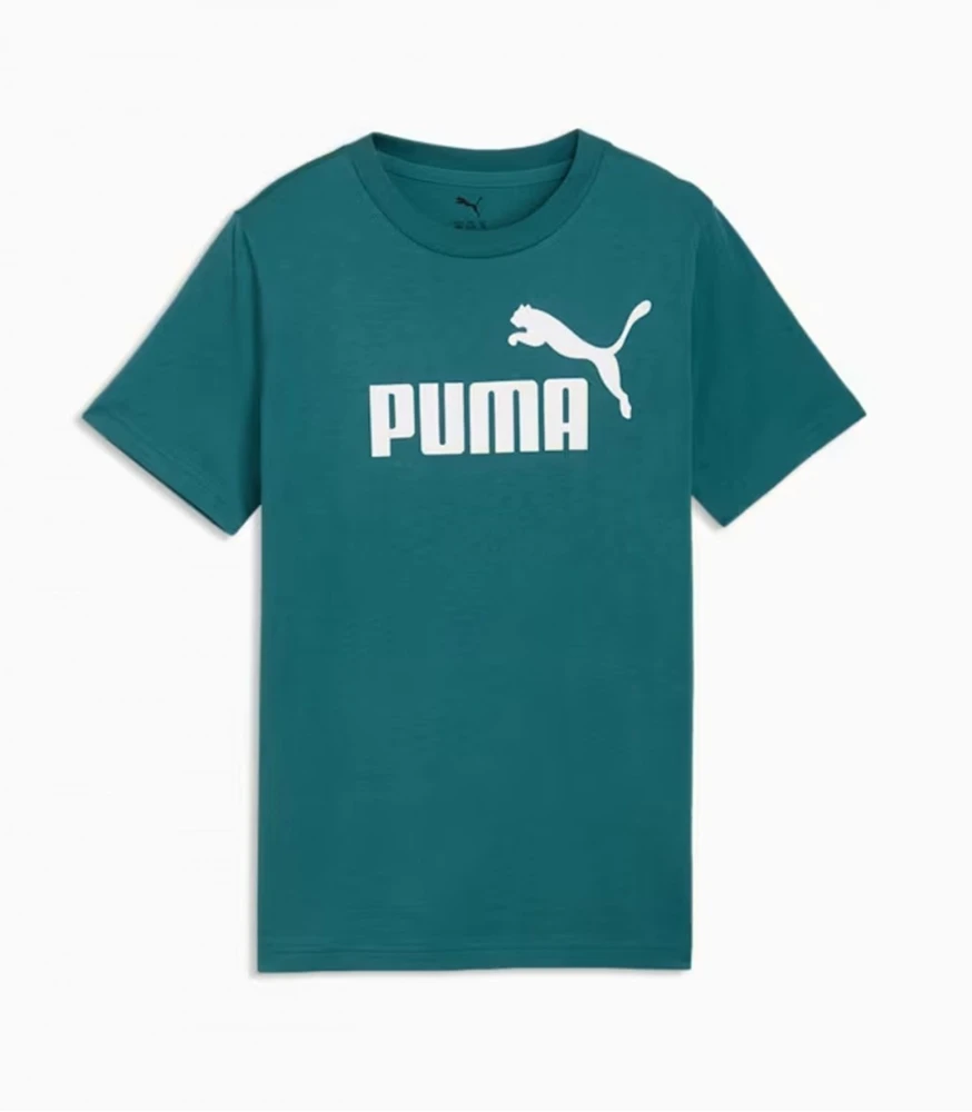 Puma Marškinėliai Paaugliams Ess No.1 Logo Tee Žalias 684906 41