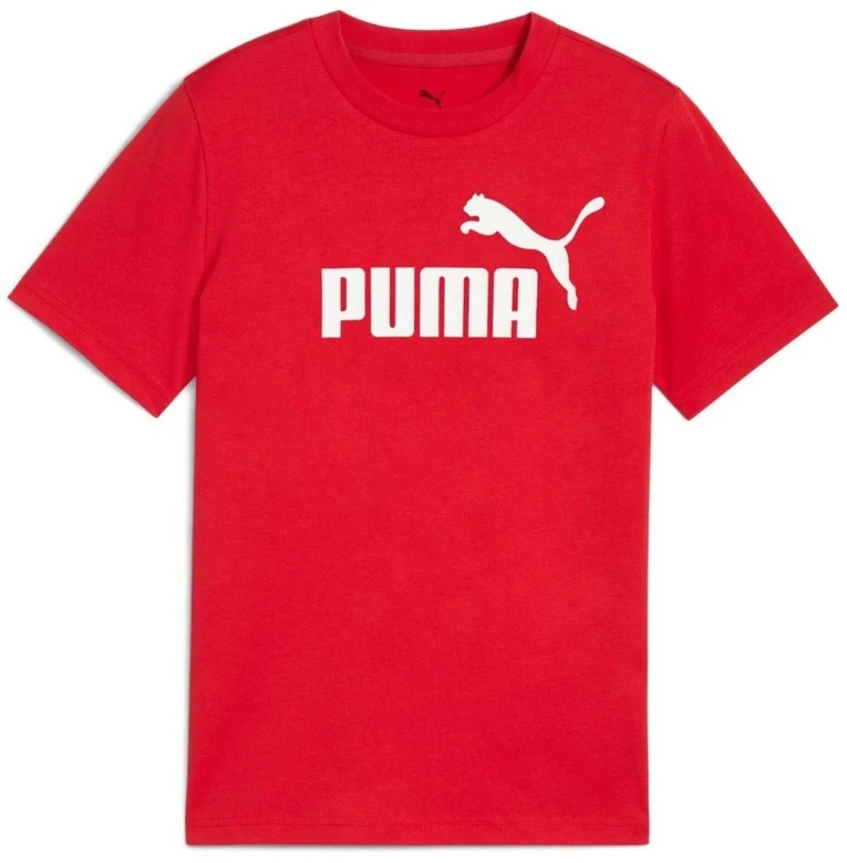 Puma Marškinėliai Paaugliams Ess No.1 Logo Tee Raudona 684906 11