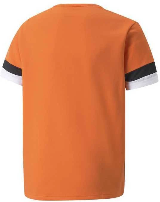 Puma Marškinėliai Paaugliams TeamRise Jersey Oranžinis Baltas Juodas 704938 08