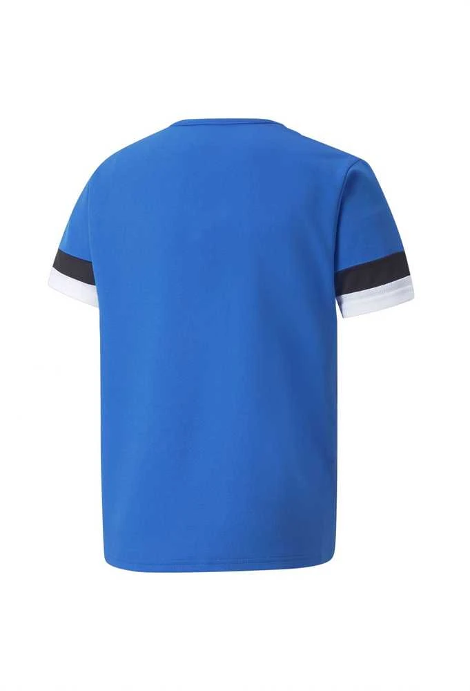 Puma Marškinėliai Paaugliams TeamRise Jersey Jr Mėlyna Juodas Baltas 704938 02