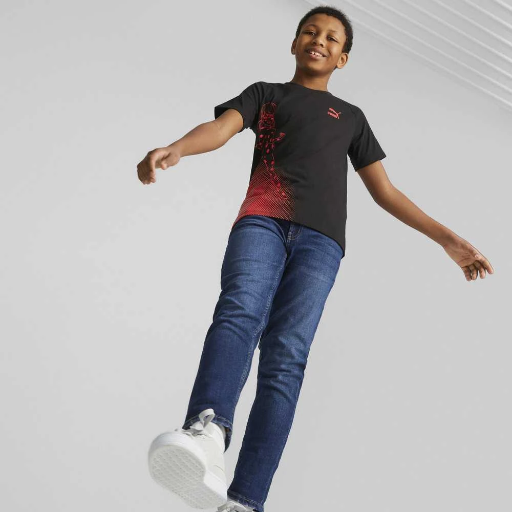 Puma Marškinėliai Paaugliams X Miraculous Tee Juodas 538683 01