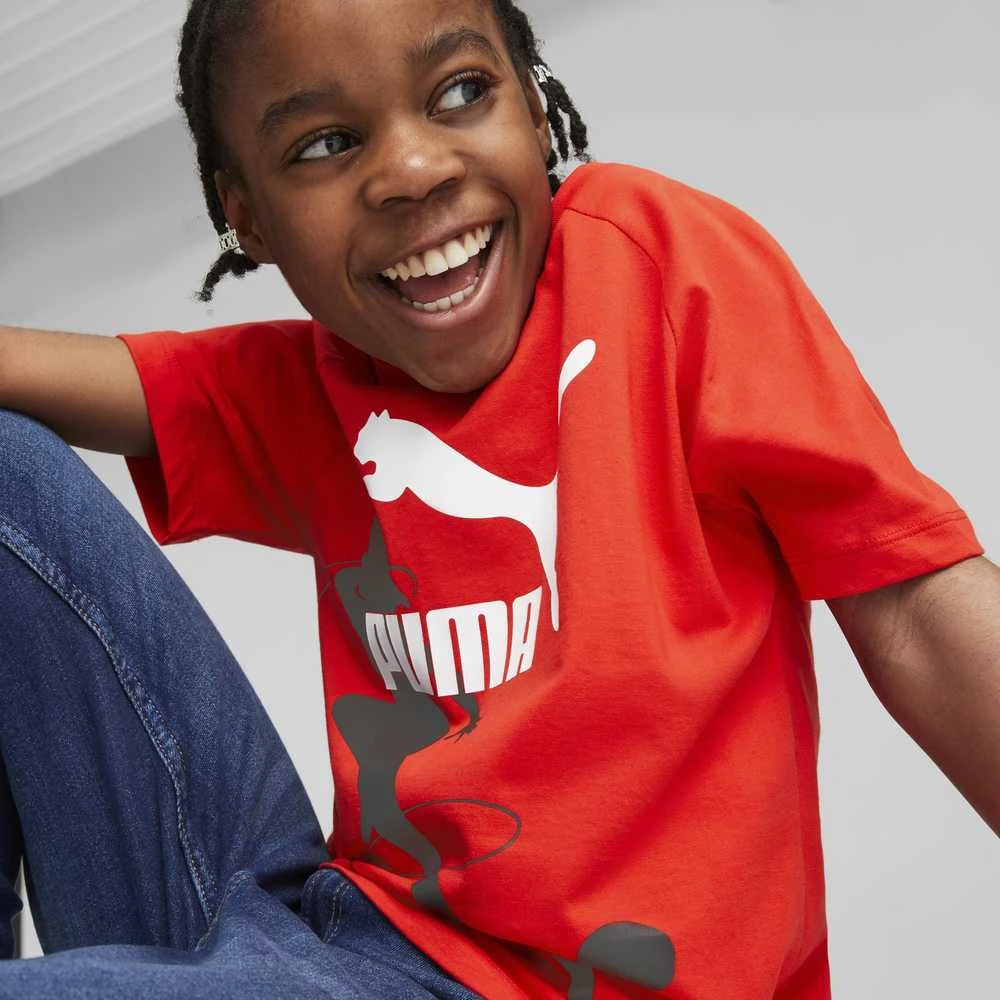 Puma Marškinėliai Paaugliams X Miraculous Tee Raudona 538683 20