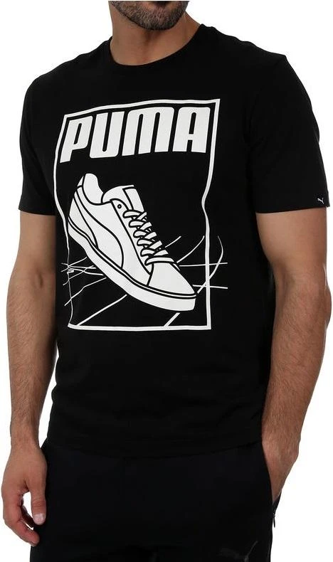 Puma Marškinėliai Track Tee Cotton Juodas 594870 01