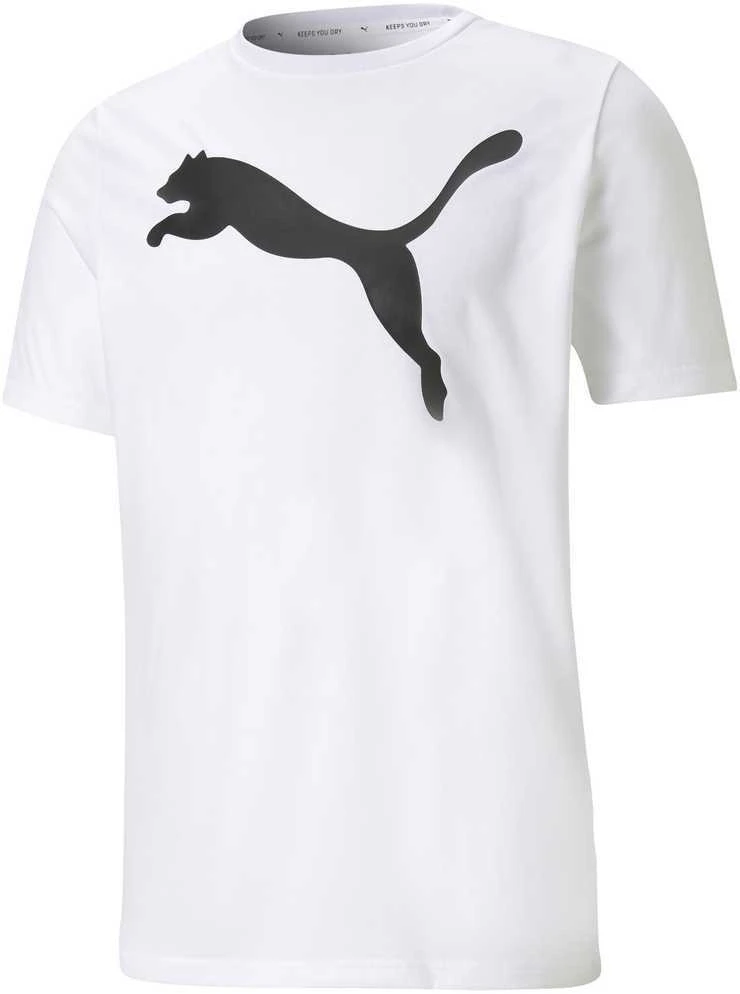 Puma Marškinėliai Vyrams Active Big Logo T Baltas 586724 02