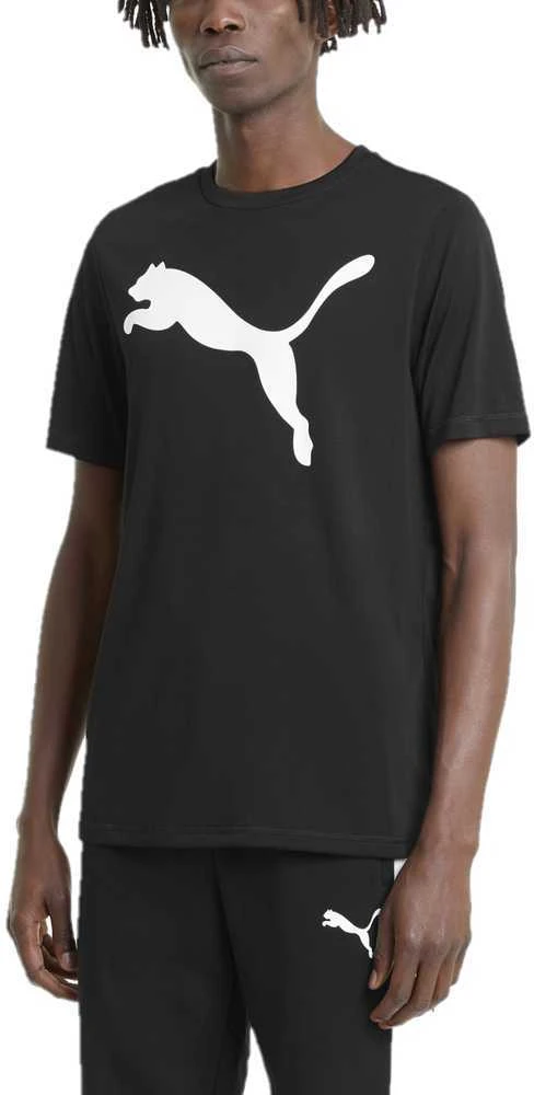 Puma Marškinėliai Vyrams Active Big Logo T Juodas