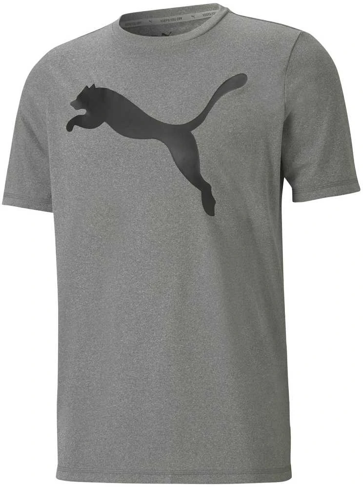 Puma Marškinėliai Vyrams Active Big Logo Tee Pilkas 586724 09