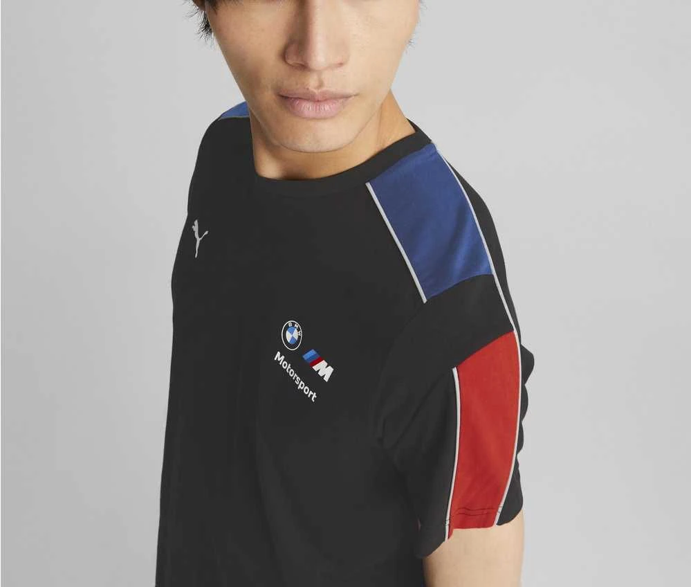 Puma Marškinėliai Vyrams Bmw Mms Mt7 Tee Cotton Juodas 535861 04