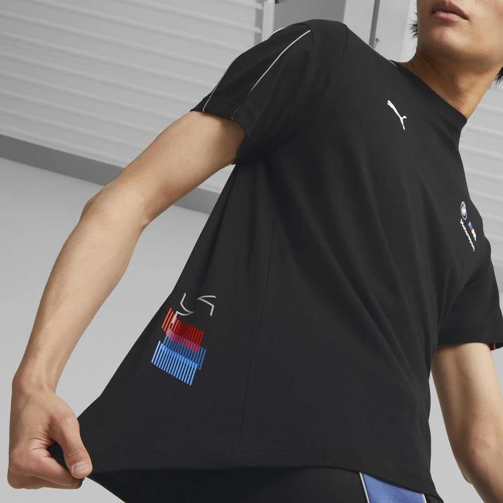 Puma Marškinėliai Vyrams Bmw Mms Mt7 Tee Cotton Juodas 535861 04