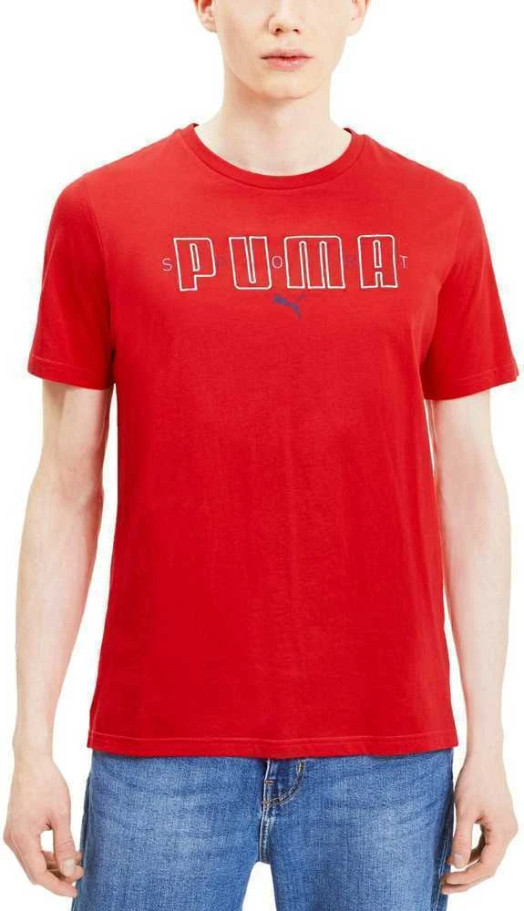 Puma Marškinėliai Vyrams Brand Tee High Risk Raudona