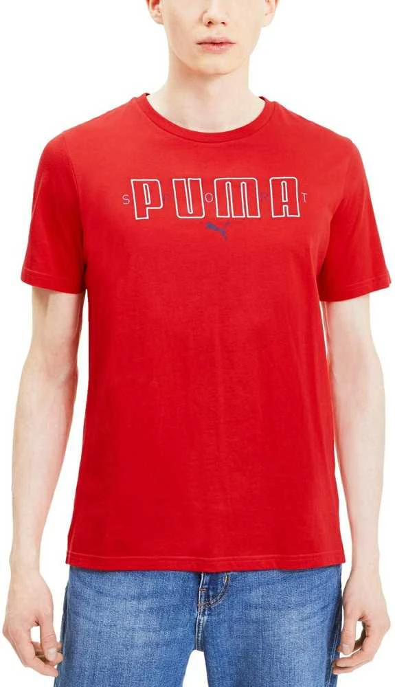 Puma Marškinėliai Vyrams Brand Tee High Risk Raudona