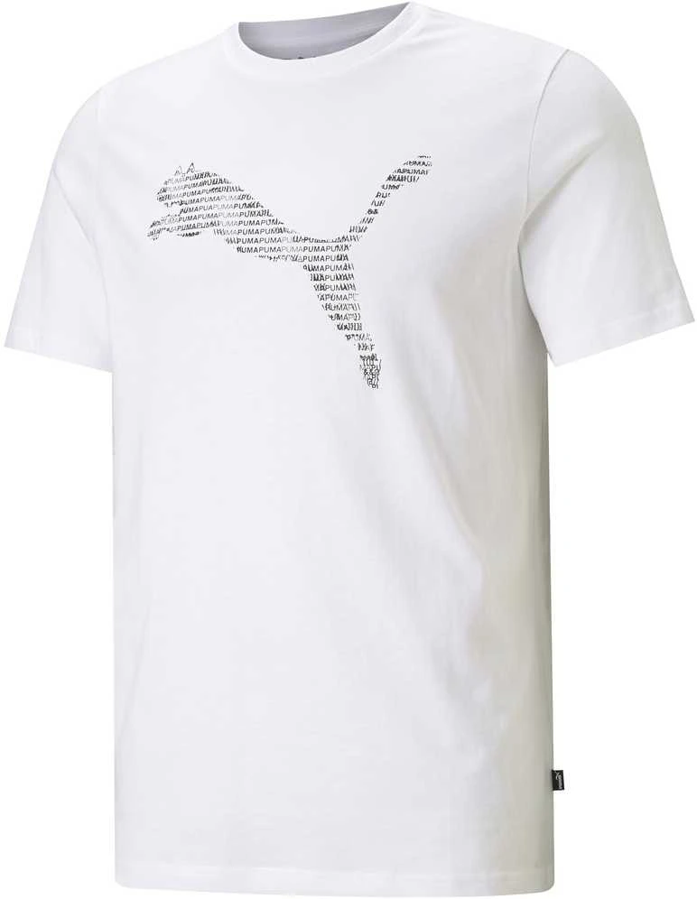 Puma Marškinėliai Vyrams Cat Basic Tee Baltas