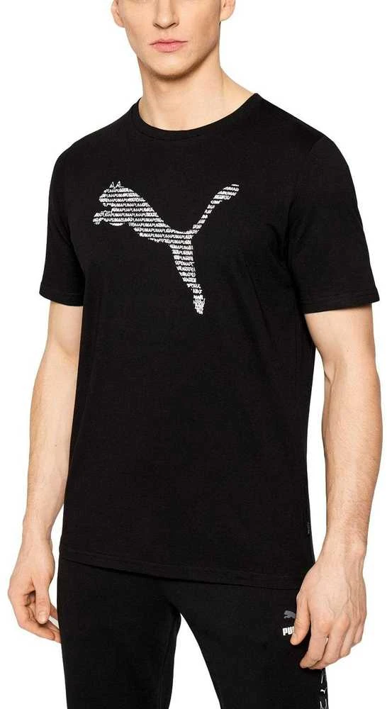 Puma Marškinėliai Vyrams Cat Basic Tee Juodas