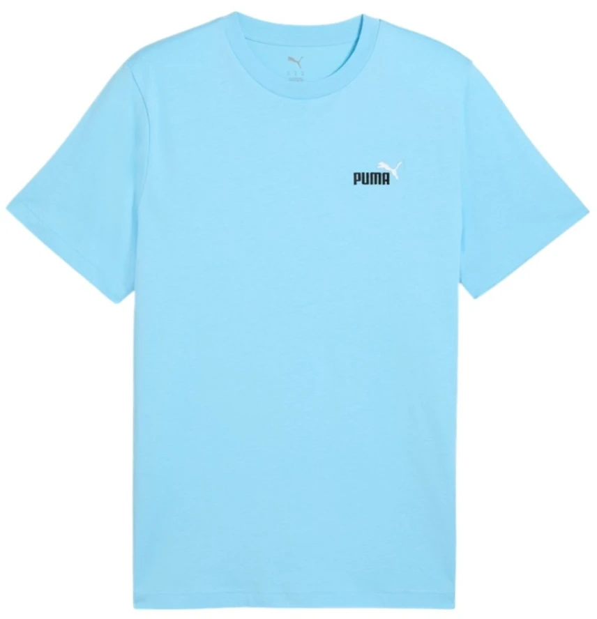 Puma Marškinėliai Vyrams Ess 2 Color Small No. 1 Logo Tee Light Mėlyna 684717 46