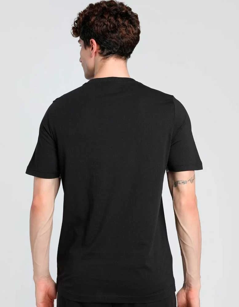 Puma Marškinėliai Vyrams Ess Block Tee Juodas Baltas 684685 01