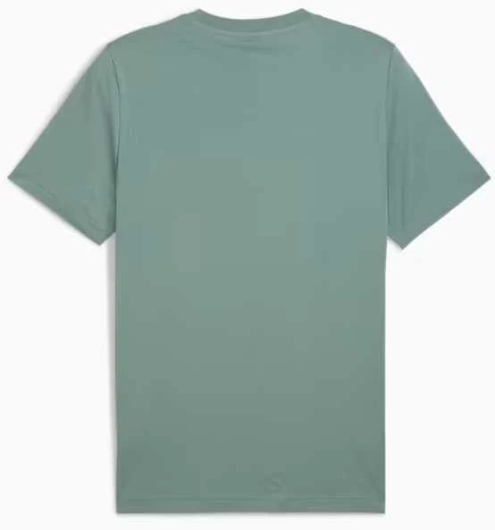 Puma Marškinėliai Vyrams Ess Block Tee Žalias Baltas 684685 30