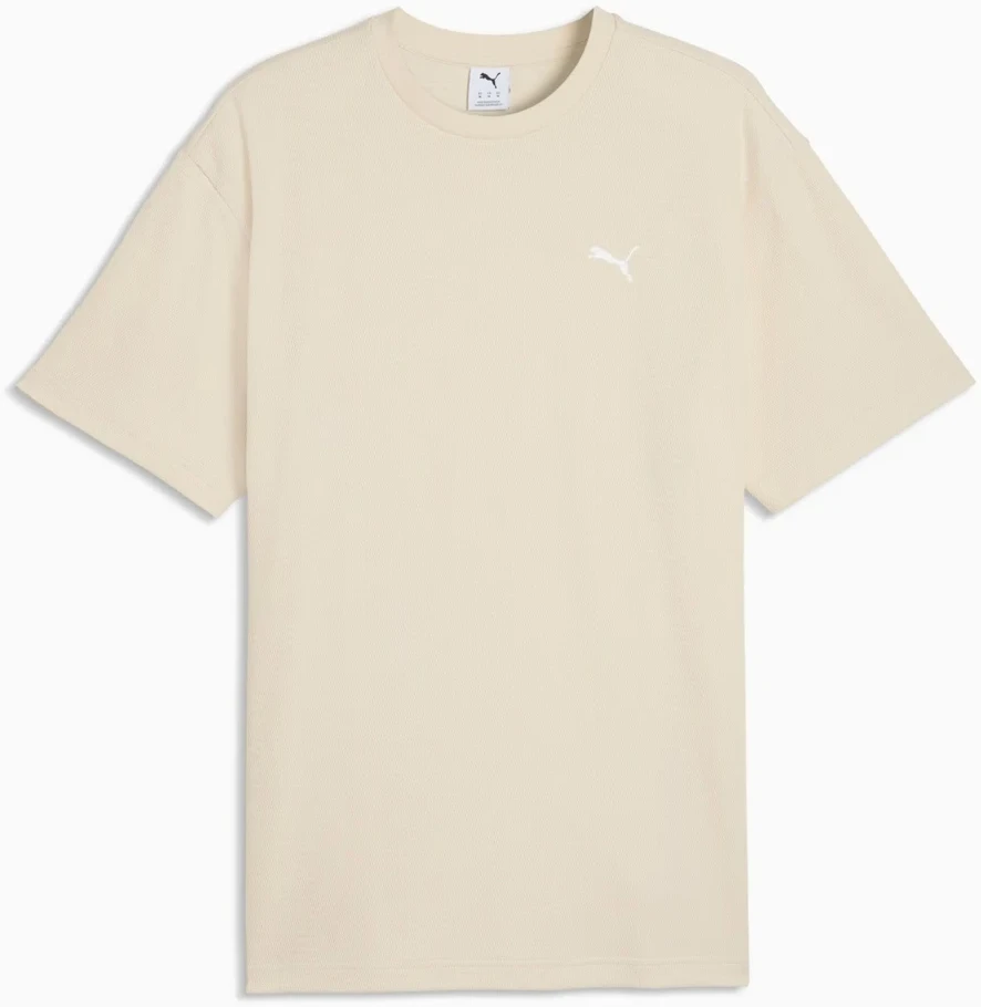 Puma Marškinėliai Vyrams Ess Elevated Relaxed Tee rusvai gelsvas 692018 87