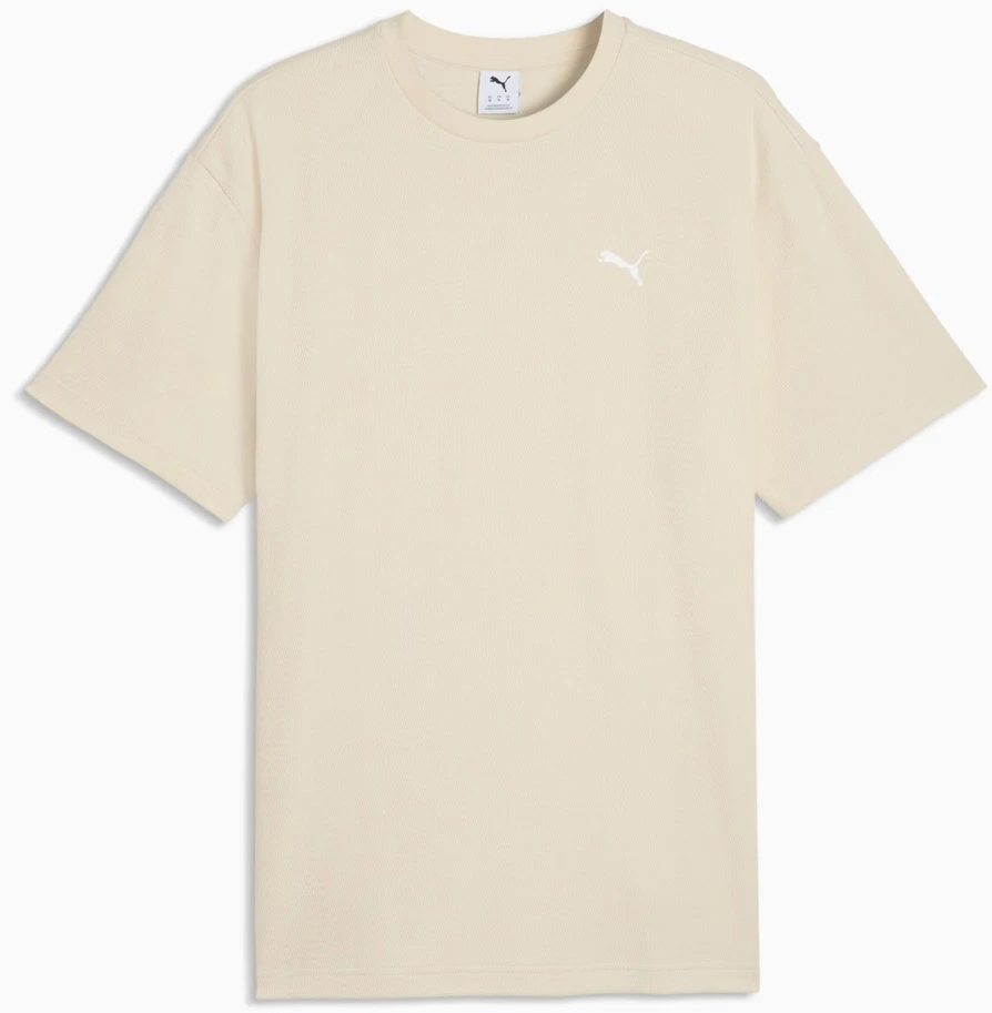 Puma Marškinėliai Vyrams Ess Elevated Relaxed Tee rusvai gelsvas 692018 87