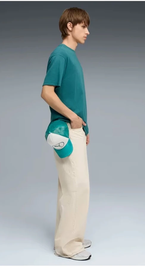 Puma Marškinėliai Vyrams Ess Elevated Relaxed Tee Žalias 692018 41