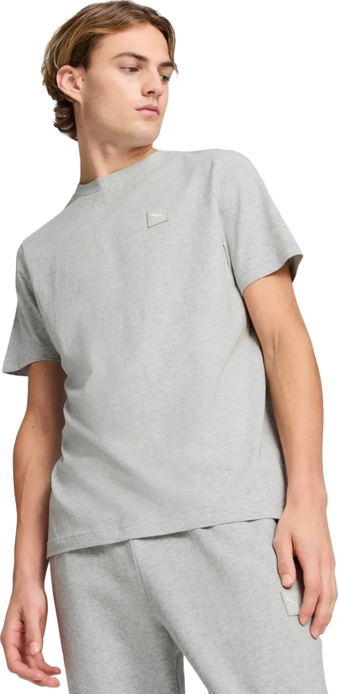Puma Marškinėliai Vyrams Ess Elevated Tee Pilkas 684726 04