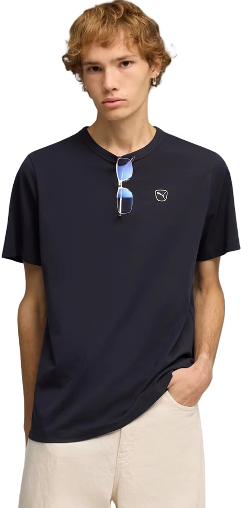 Puma Marškinėliai Vyrams Ess Elevated Tee Gr Dark Mėlyna 692054 16