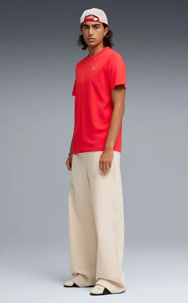Puma Marškinėliai Vyrams Ess Elevated Tee Raudona 692054 11