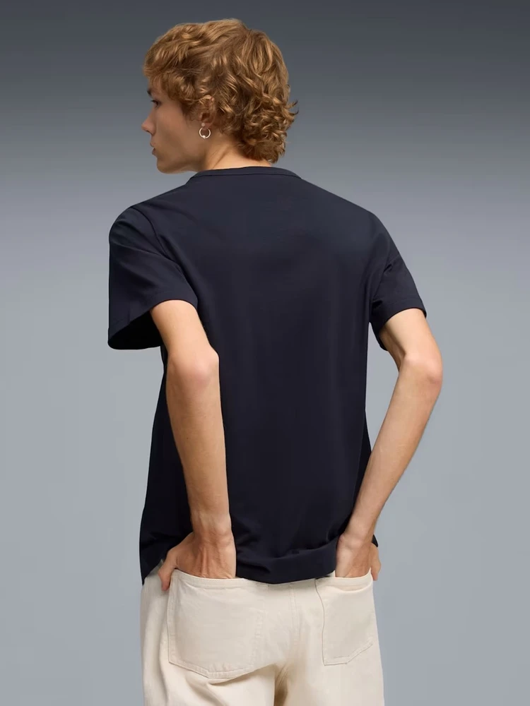 Puma Marškinėliai Vyrams Ess Elevated Tee Gr Dark Mėlyna 692054 16