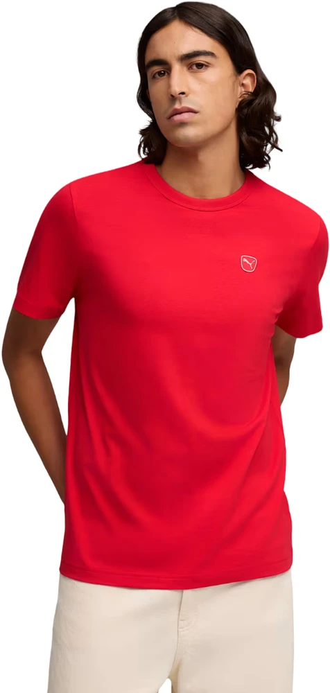 Puma Marškinėliai Vyrams Ess Elevated Tee Raudona 692054 11