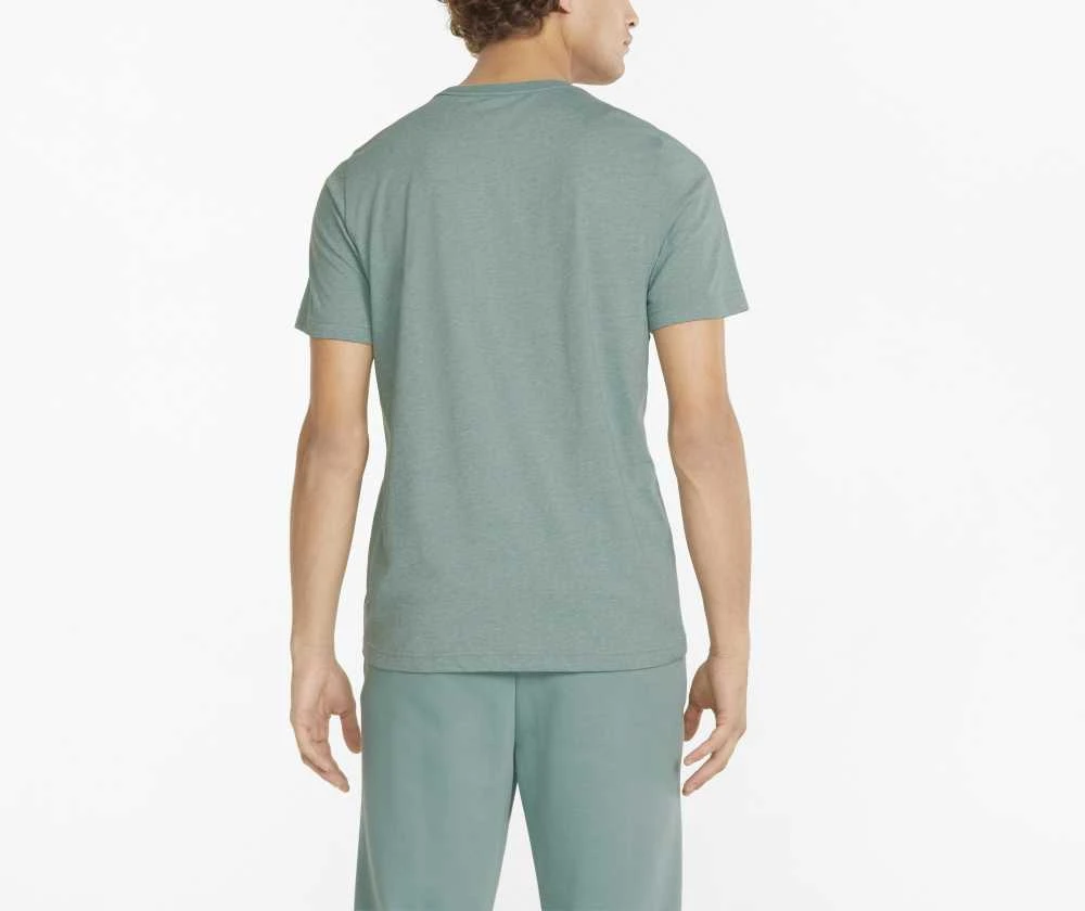 Puma Marškinėliai Vyrams Ess Heather Tee Žalias 586736 50
